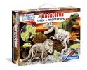 Образователна игра Светещ скелет на T-Rex и Тиранозавър 2 в 1 Клементони Clementoni - Science & Play